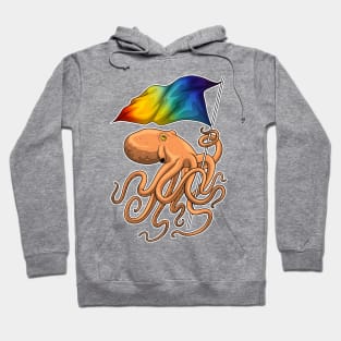 Octopus Rainbow Flag Hoodie